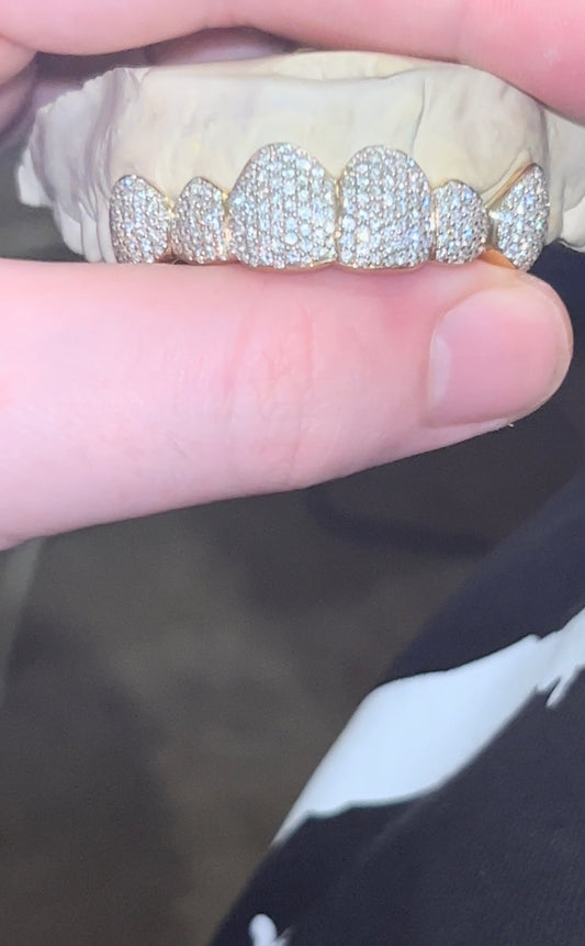 6x VVS Diamond 9k Gold